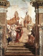 TIEPOLO, Giovanni Domenico, The Meeting of Anthony and Cleopatra